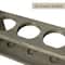 NEX™ 16" Olive Green 4-Bottle Countertop Wood Wine Rack
